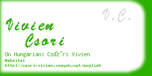 vivien csori business card